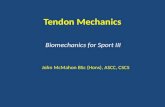 Tendon Mechanics Lecture