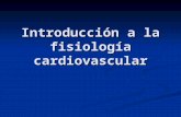 IntroduccióN A La FisiologíA Cardiovascular