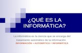 Qué Es La InformáTica