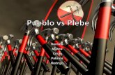 Pueblo vs plebe