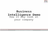 Business intelligence demo
