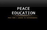 PEACE EDUCATION (PEACE THEME 5)