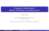 Metrics for Progressive Media's Impact
