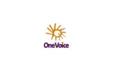 OneVoice - Corporate Presentation
