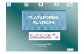 Plataforma PLATICAR. INTA/Costa Rica
