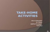 Take home activities
