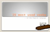 25most used verbs