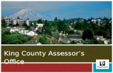 King County Assessor's Office presentation on property values