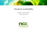 Ncx Drahorad - NCX Business fresh product availability from Italy and Spain
