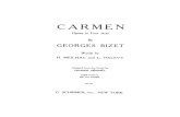 CARMEN Vocal Score