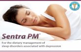 Sentra PM for the Dietary Management of Sleep Disorders Associated with Depression