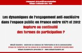 Les dynamiques de l’engagement anti-nucléaire en France entre 1971 et 2012. Rupture ou continuité des formes de participation ?