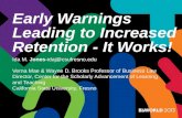 Early Warnings Leading to Increased Retention--It Works!