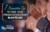 7 presentation tips ppd