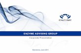 Corporate presentation Enzyme