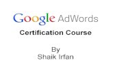 Google Adwords Certification Course