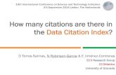 How many citations are there in the Data Citation Index