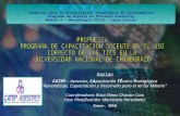 Programa Capacitacion Docente Universidad de Chimborazo