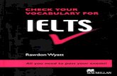 Check  vocabulary for ielts