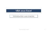Introduction aux macros sous Excel