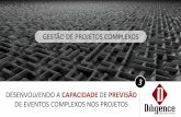 Project complexity 3 - DESENVOLVENDO A CAPACIDADE DE PREVISÃO DE EVENTOS COMPLEXOS NOS PROJETOS