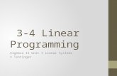Alg II 3-4 Linear Programming