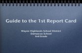 WHSD 3rd grade Report Card