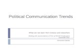 Political communication trends: What can we learn from Greece and elsewhere