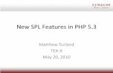New SPL Features in PHP 5.3