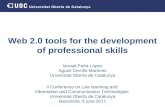 Web 2.0 tools for the development of professional skills