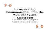 Communication in the Autistic Support Classroom