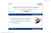 Agile Business Analysis - The Key to Effective Requirements on Agile Projects