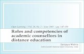 Competencies of Academic Counsellors