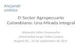 El sector agropecuario colombiano