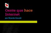 Conferencia a cargo de Ricardo Escudé - Salidas laborales como profesionales de Internet