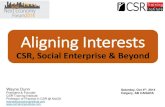 Aligning Interests:  CSR, Social Enterprise and Beyond