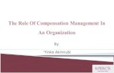 The Role of Compensation Manag