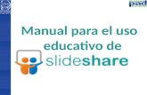 Manual de uso educativo de SlideShare
