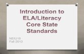 PA ELA/Literacy Common Core Training