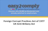 Foreign Corrupt Practices Act of 1977 UK Anti-Bribery Act