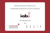IAB Connect Conference Paper February 2012