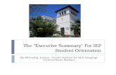 Lp catesol executive summary orientation presentation