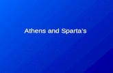 Athens and sparta’s