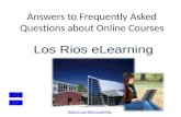 FAQs For Online Students Grofe