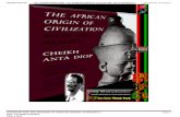 The African Origin of Civilization (Cheikh Ante Diop)