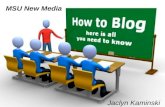 Everything you need to know about blogging]