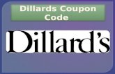 Dillards coupon code