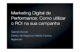 Marketing Digital de Performance - ROI