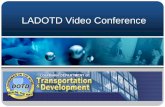 LADOTD Video Conference