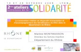 Martine MONTMASSON : Convention d’orientation et le dispositif d'accompagnement du Rhône